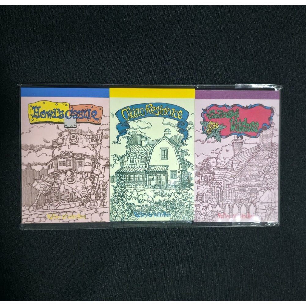 NEW Studio Ghibli Park Japan Exclusive Edition Valley Of Witches Memo Pad Set - Picture 2 of 7
